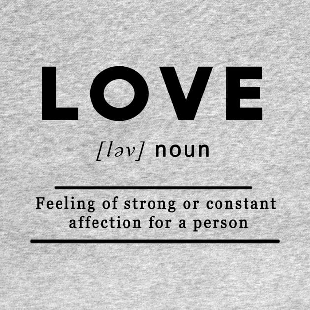 Love Meaning Definition White by Clots